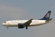 Olympic Airlines Boeing 737-33A (EC-JTV) at  Frankfurt am Main, Germany