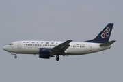 Olympic Airlines Boeing 737-33A (EC-JTV) at  Frankfurt am Main, Germany