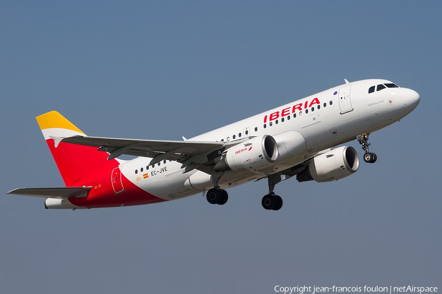 Iberia Airbus A319-111 (EC-JVE) | Photo 248497