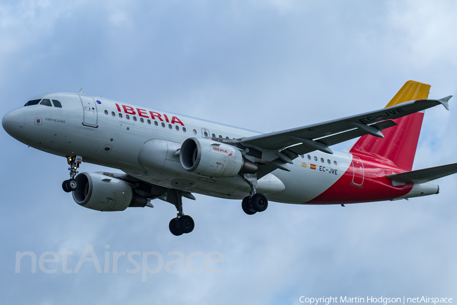 Iberia Airbus A319-111 (EC-JVE) | Photo 287214