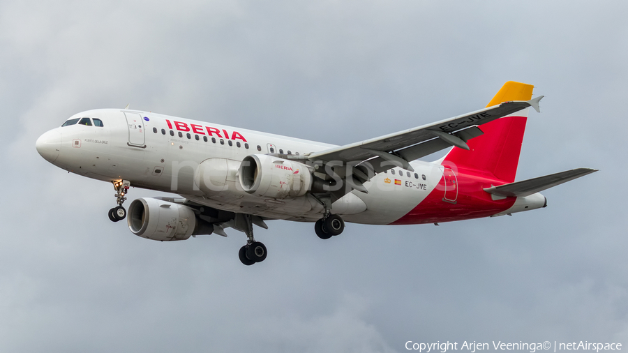 Iberia Airbus A319-111 (EC-JVE) | Photo 380289