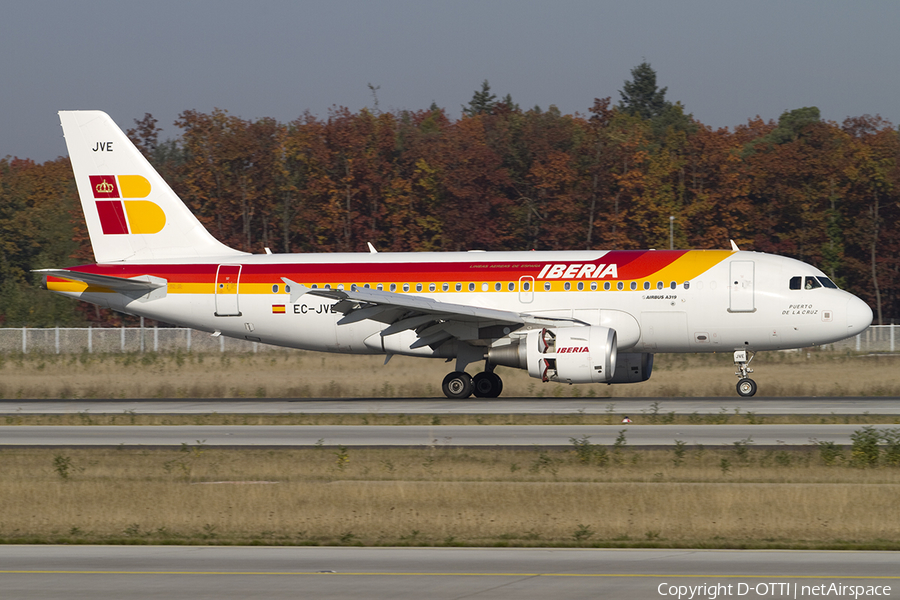 Iberia Airbus A319-111 (EC-JVE) | Photo 395718