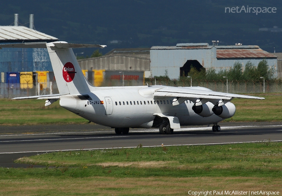 Orionair BAe Systems BAe-146-300 (EC-JVJ) | Photo 4883