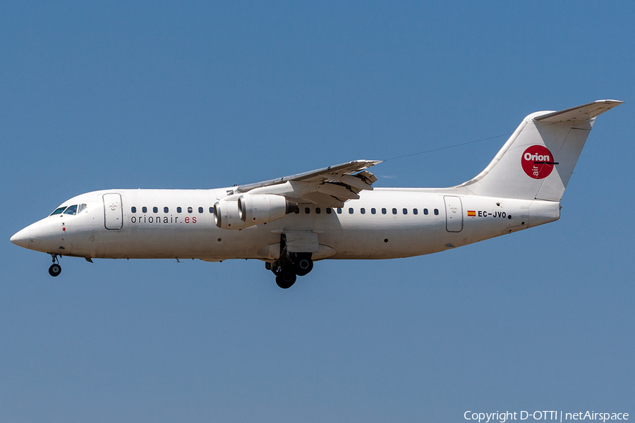 Orionair BAe Systems BAe-146-300A (EC-JVO) | Photo 203524