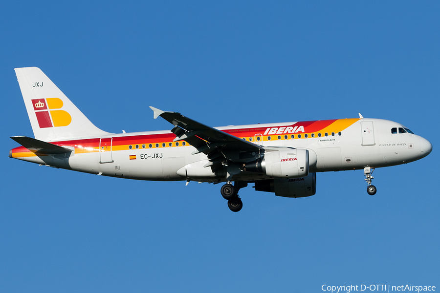 Iberia Airbus A319-111 (EC-JXJ) | Photo 197383
