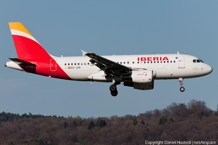 Iberia Airbus A319-111 (EC-JXV) | Photo 421365