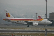 Iberia Airbus A319-111 (EC-JXV) at  Zurich - Kloten, Switzerland