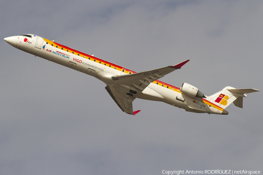 Iberia Regional (Air Nostrum) Bombardier CRJ-900ER (EC-JYA) | Photo 141008