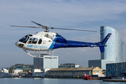 CatHelicopters Aerospatiale AS355F2 Ecureuil II (EC-JYJ) at  Barcelona Port Heliport, Spain