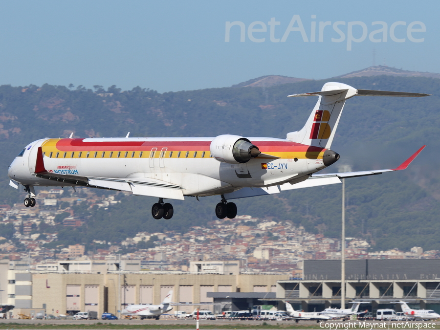 Iberia Regional (Air Nostrum) Bombardier CRJ-900ER (EC-JYV) | Photo 194098