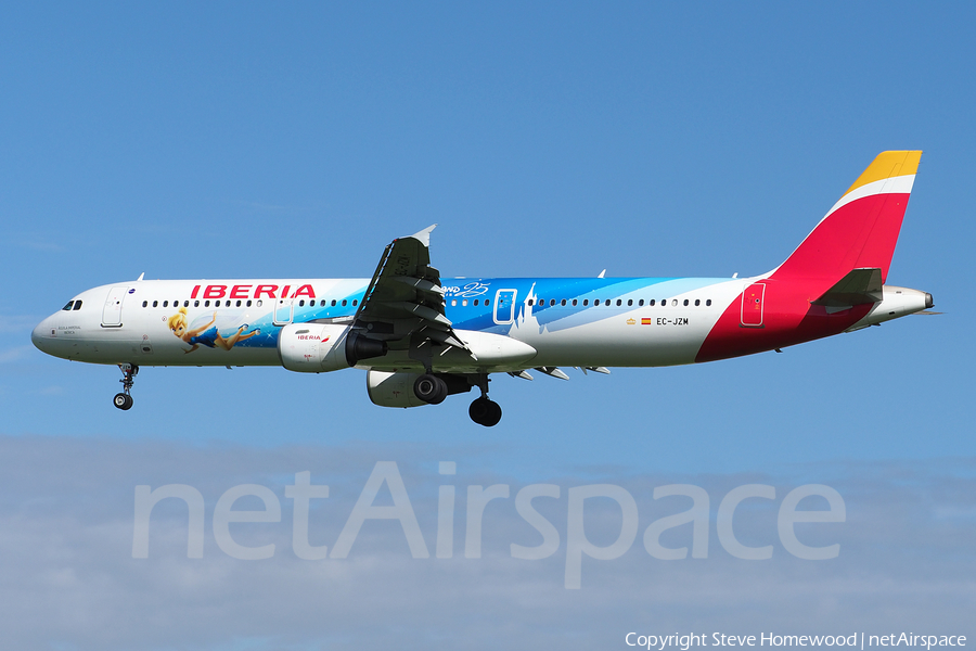 Iberia Airbus A321-212 (EC-JZM) | Photo 185298