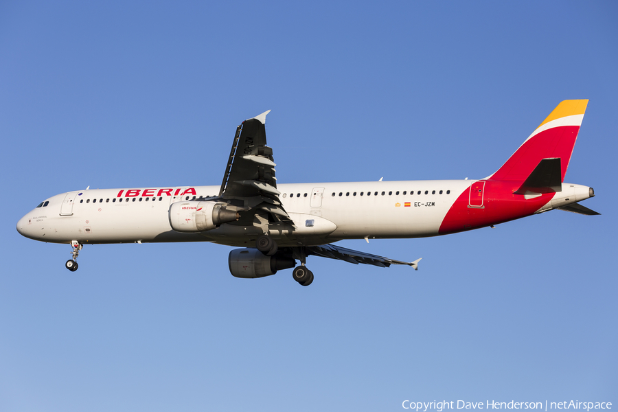 Iberia Airbus A321-212 (EC-JZM) | Photo 369220