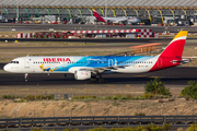 Iberia Airbus A321-212 (EC-JZM) at  Madrid - Barajas, Spain