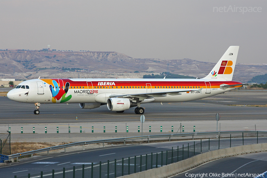 Iberia Airbus A321-212 (EC-JZM) | Photo 52055