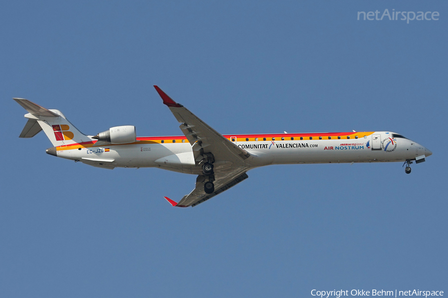 Iberia Regional (Air Nostrum) Bombardier CRJ-900ER (EC-JZS) | Photo 51892