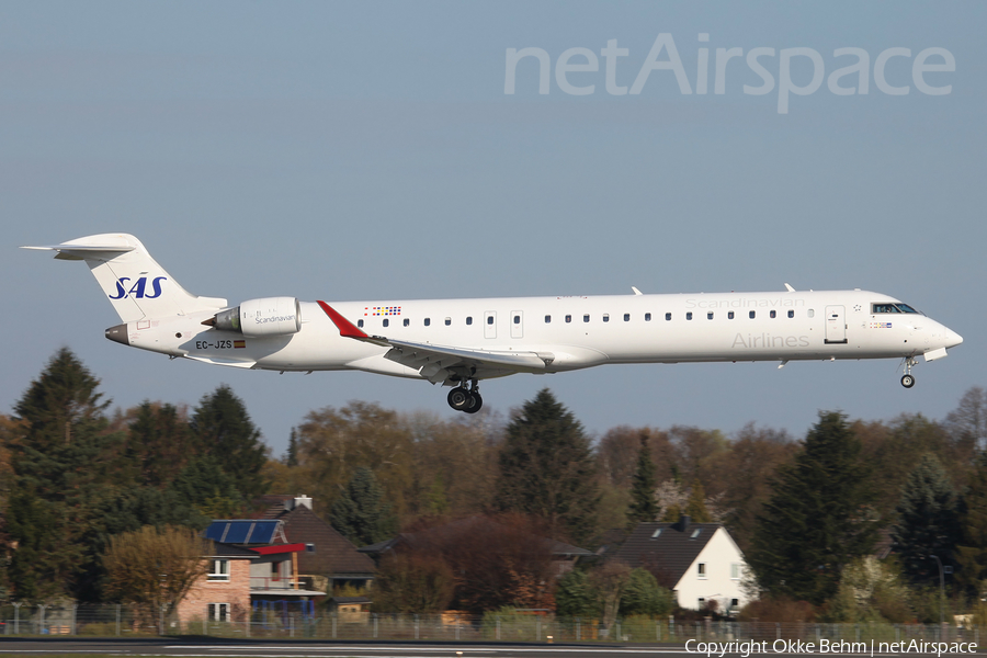 SAS - Scandinavian Airlines (Air Nostrum) Bombardier CRJ-900ER (EC-JZS) | Photo 313759