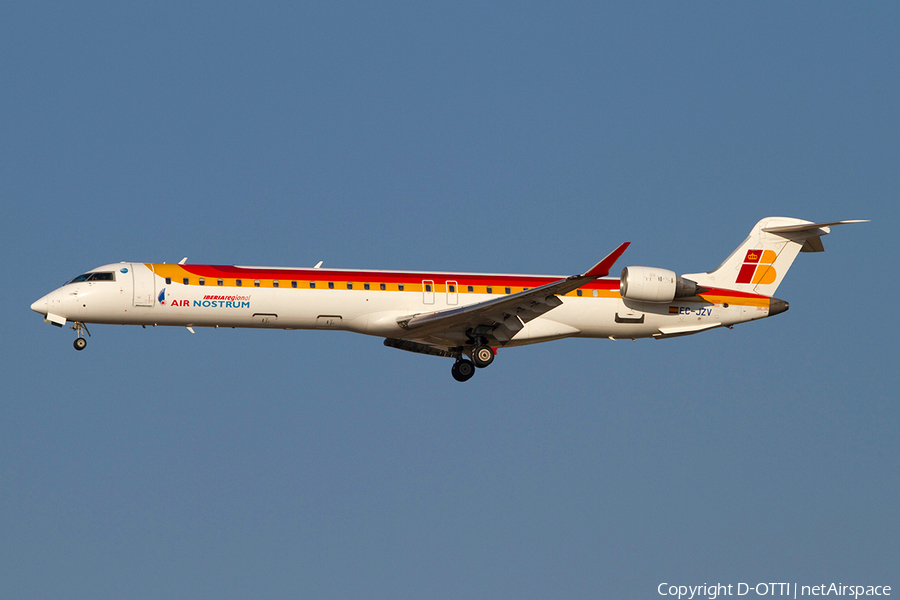 Iberia Regional (Air Nostrum) Bombardier CRJ-900ER (EC-JZV) | Photo 370568