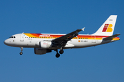 Iberia Airbus A319-111 (EC-KBJ) at  Madrid - Barajas, Spain