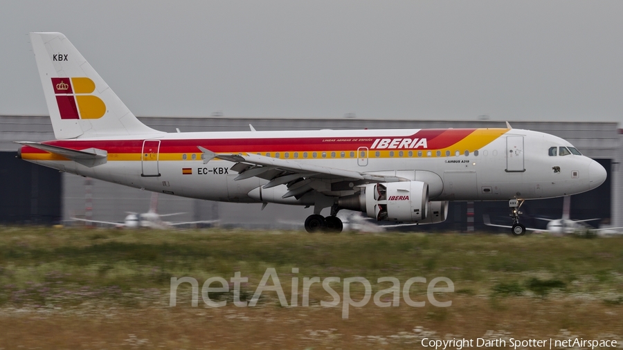 Iberia Airbus A319-111 (EC-KBX) | Photo 229679