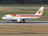 Iberia Airbus A319-111 (EC-KBX) at  Dusseldorf - International, Germany