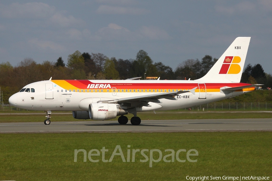 Iberia Airbus A319-111 (EC-KBX) | Photo 106925