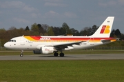Iberia Airbus A319-111 (EC-KBX) at  Hamburg - Fuhlsbuettel (Helmut Schmidt), Germany