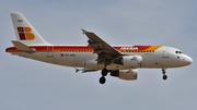 Iberia Airbus A319-111 (EC-KBX) at  Madrid - Barajas, Spain