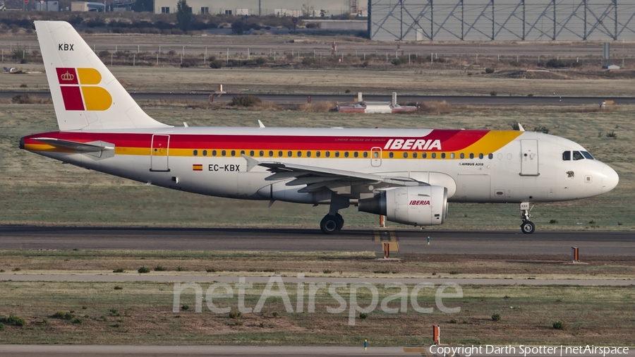 Iberia Airbus A319-111 (EC-KBX) | Photo 233391