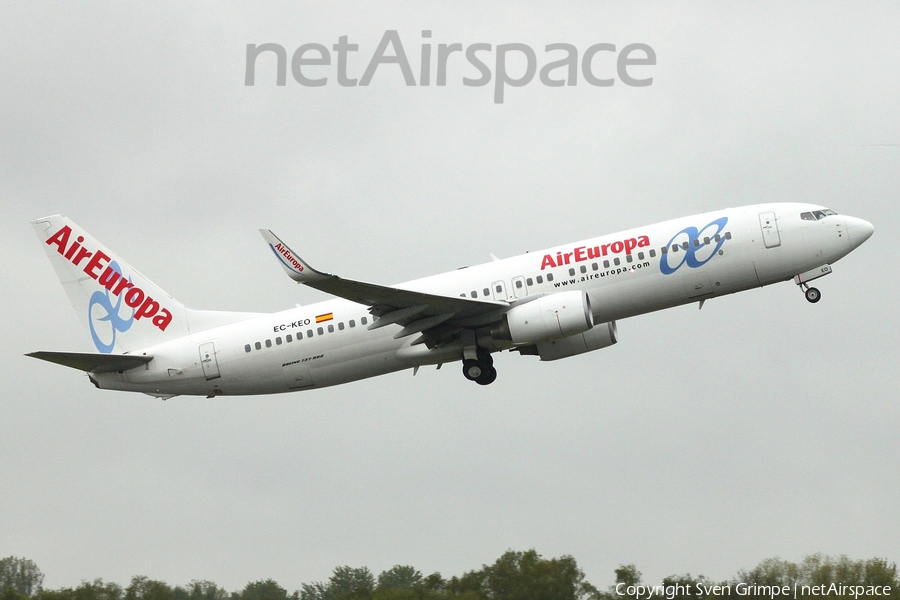 Air Europa Boeing 737-85P (EC-KEO) | Photo 33254