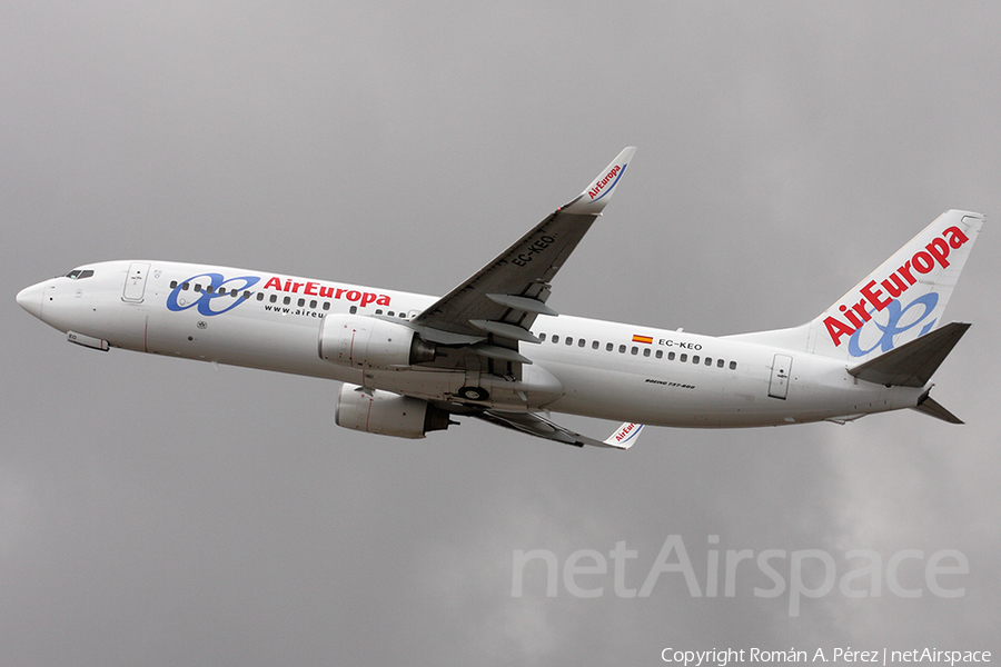 Air Europa Boeing 737-85P (EC-KEO) | Photo 282249