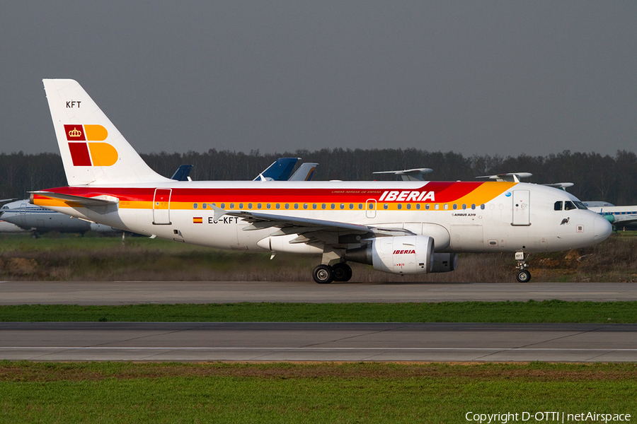 Iberia Airbus A319-111 (EC-KFT) | Photo 383362