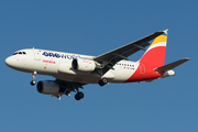 Iberia Airbus A319-111 (EC-KHM) at  Budapest - Ferihegy International, Hungary