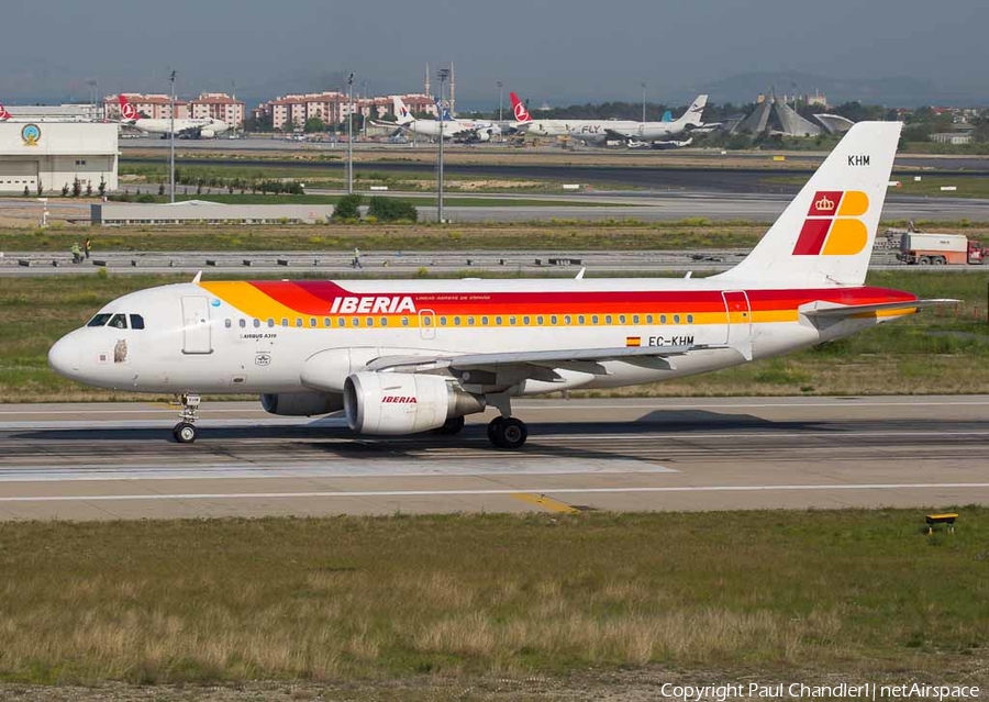 Iberia Airbus A319-111 (EC-KHM) | Photo 75737