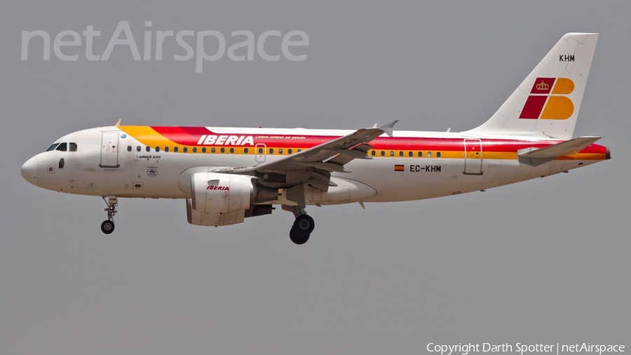 Iberia Airbus A319-111 (EC-KHM) | Photo 180000