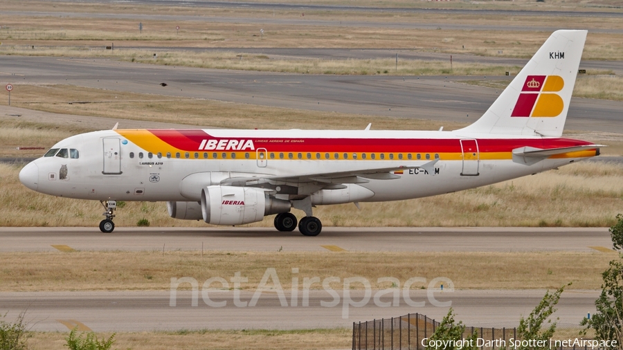Iberia Airbus A319-111 (EC-KHM) | Photo 235870