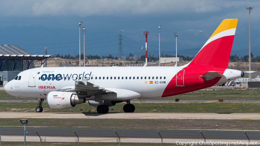Iberia Airbus A319-111 (EC-KHM) | Photo 256322