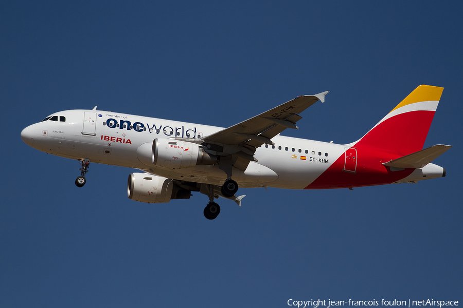 Iberia Airbus A319-111 (EC-KHM) | Photo 258443
