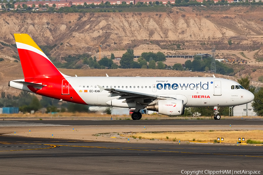 Iberia Airbus A319-111 (EC-KHM) | Photo 285954