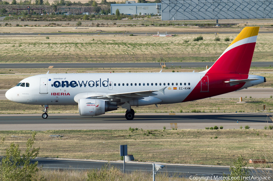 Iberia Airbus A319-111 (EC-KHM) | Photo 350096