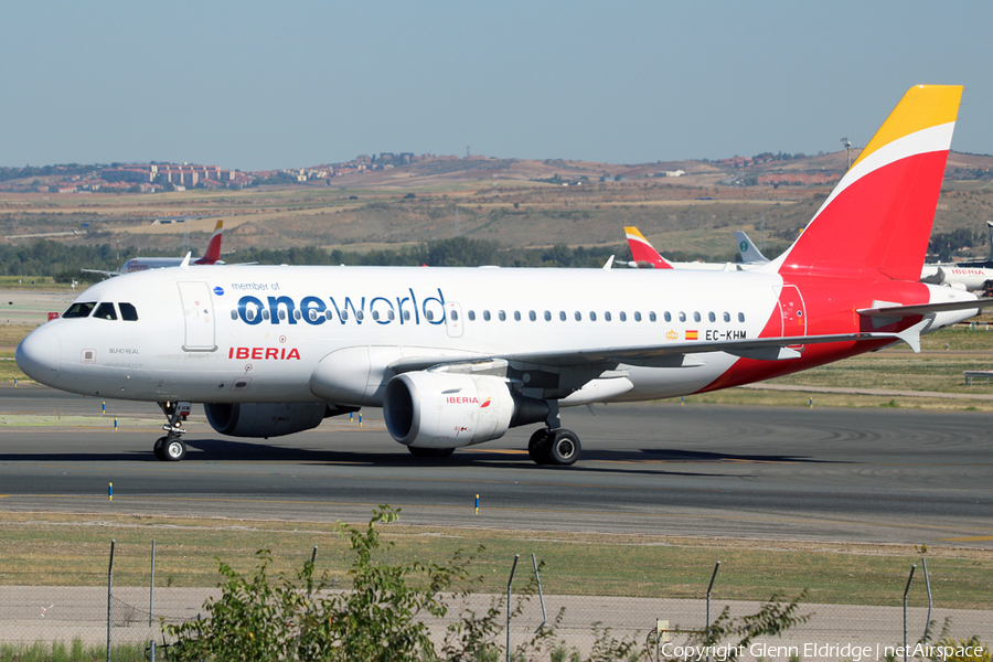Iberia Airbus A319-111 (EC-KHM) | Photo 359242