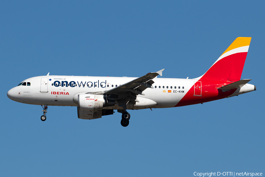 Iberia Airbus A319-111 (EC-KHM) | Photo 376679