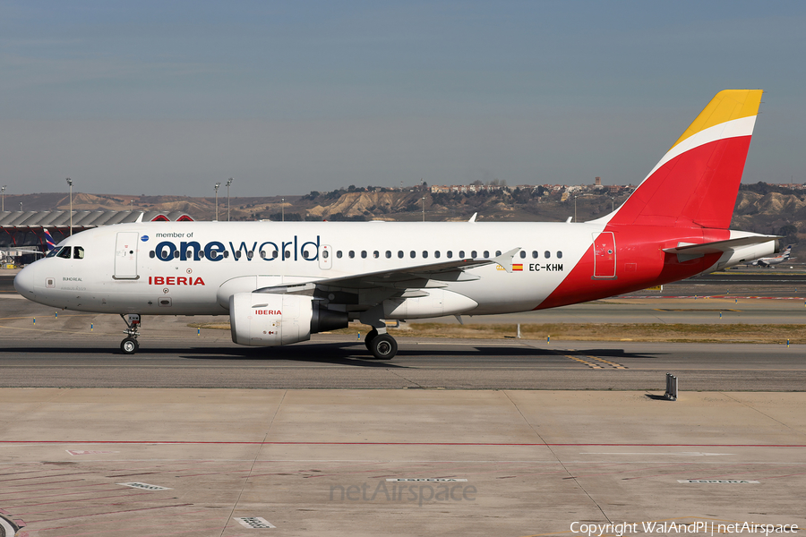 Iberia Airbus A319-111 (EC-KHM) | Photo 666419
