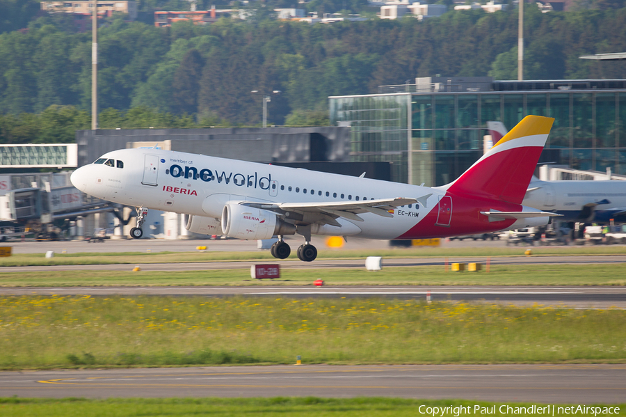 Iberia Airbus A319-111 (EC-KHM) | Photo 244237