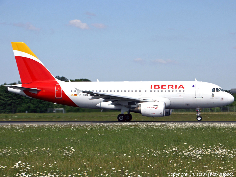 Iberia Airbus A319-111 (EC-KKS) | Photo 282623