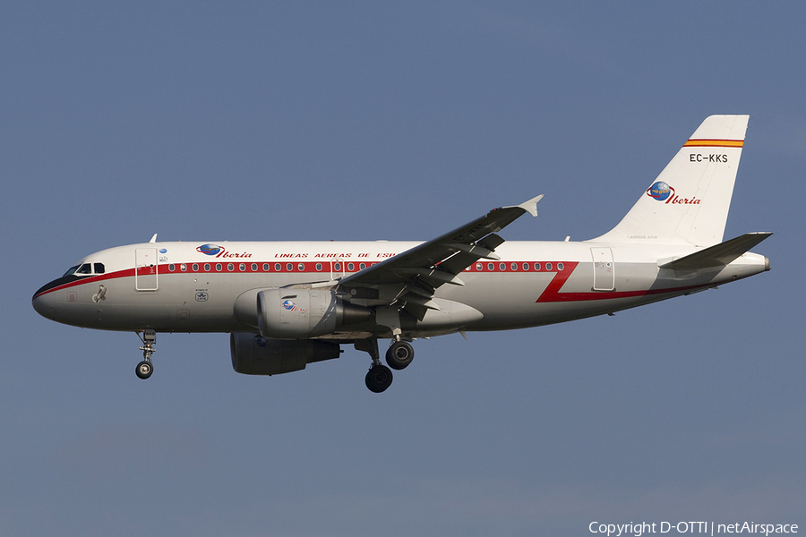 Iberia Airbus A319-111 (EC-KKS) | Photo 278367