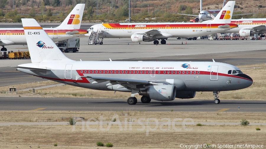 Iberia Airbus A319-111 (EC-KKS) | Photo 213112