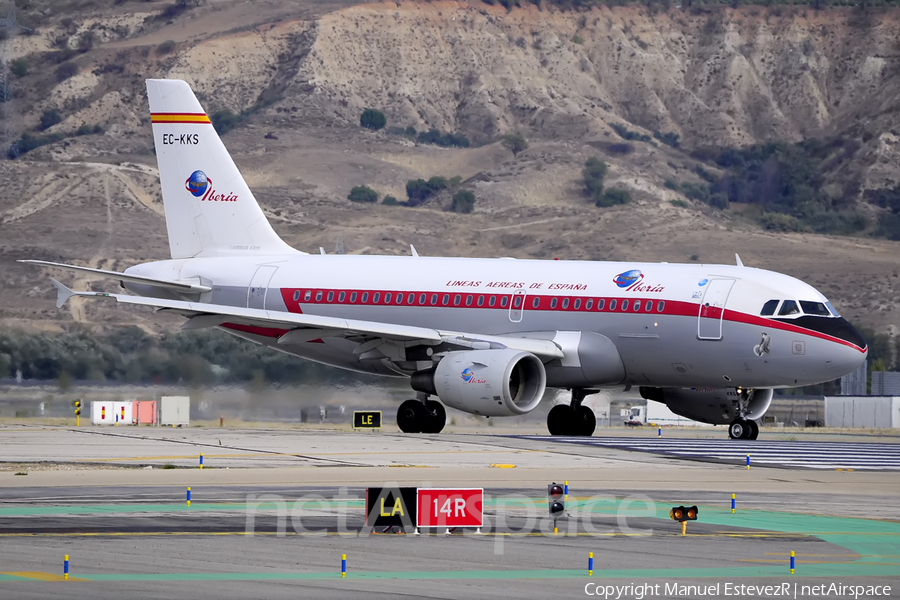 Iberia Airbus A319-111 (EC-KKS) | Photo 323699