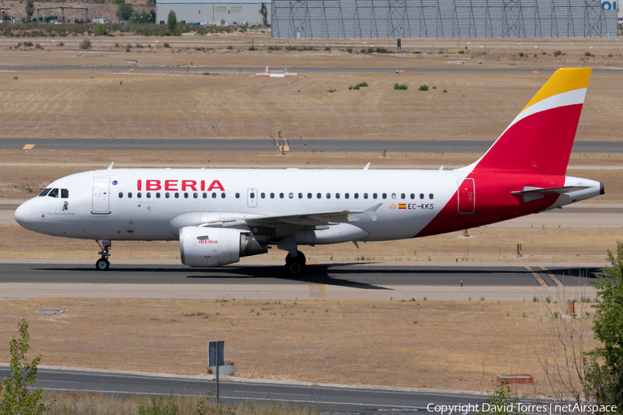 Iberia Airbus A319-111 (EC-KKS) | Photo 353808