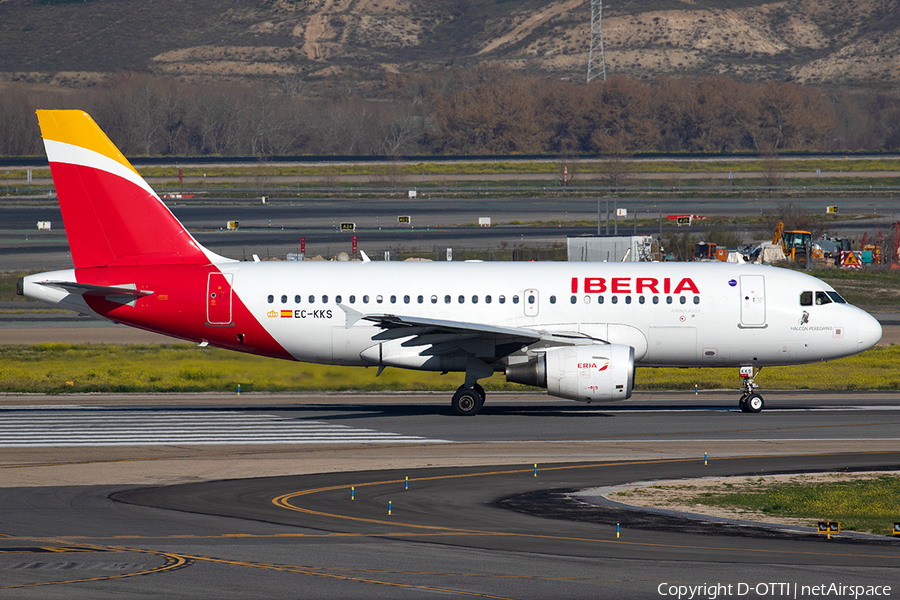 Iberia Airbus A319-111 (EC-KKS) | Photo 375030