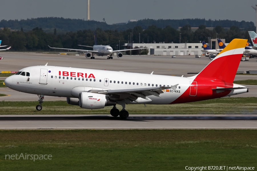 Iberia Airbus A319-111 (EC-KKS) | Photo 184340